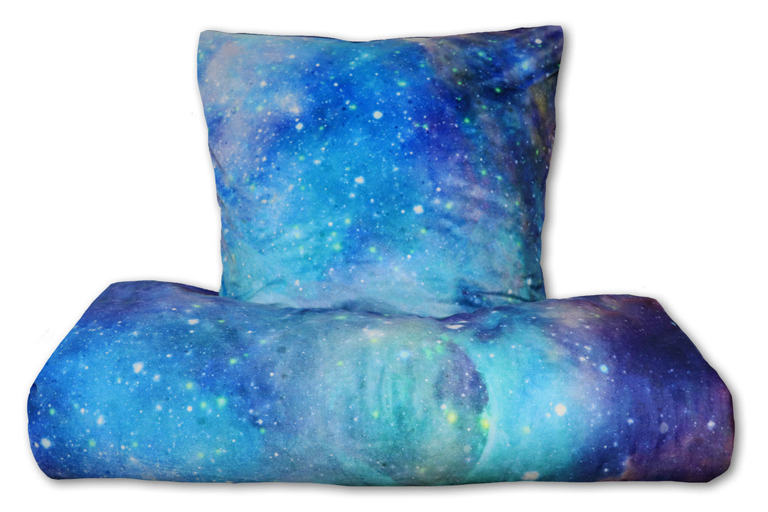 Bettwäsche MicroMink "Galaxy" (135x200cm+ 80x80cm)