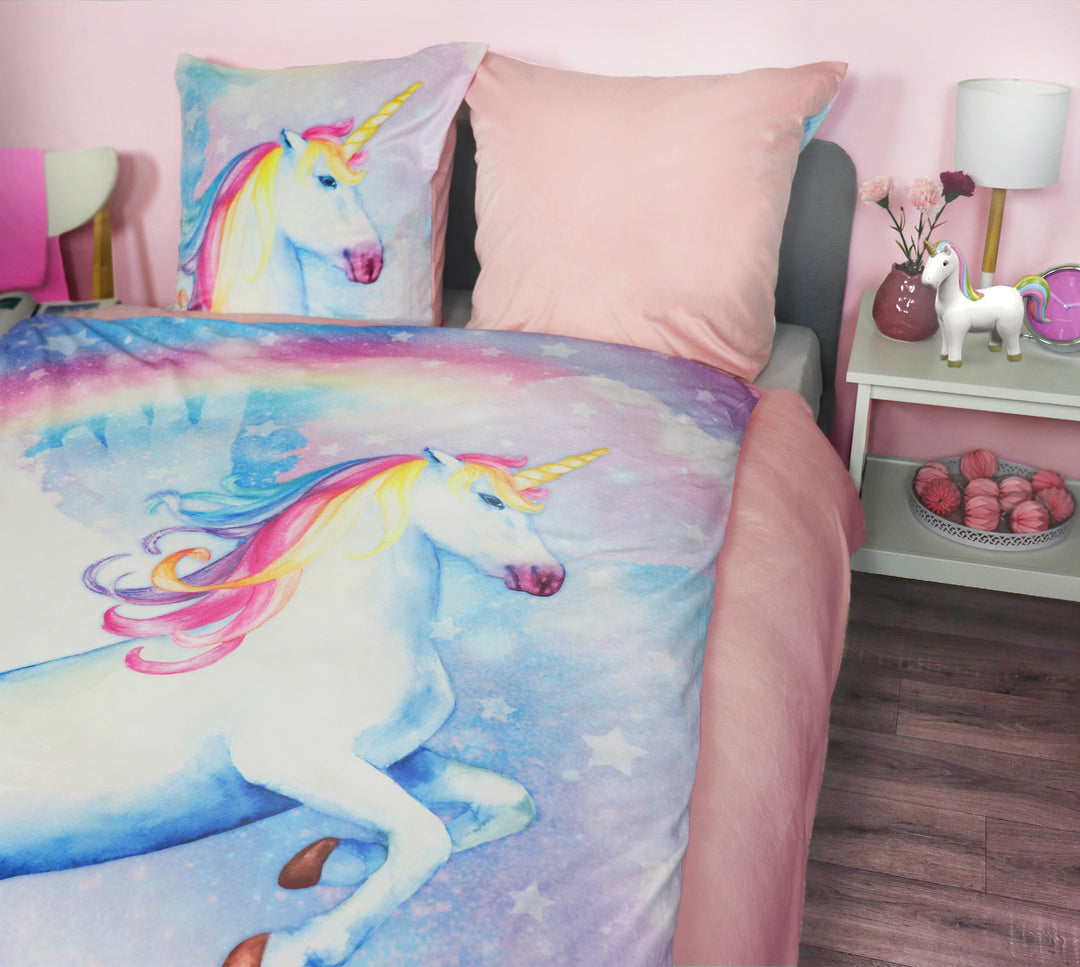 Bettwäsche "Sparkle Unicorn"