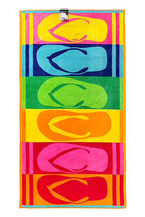 Strandtuch ""Flip Flops""