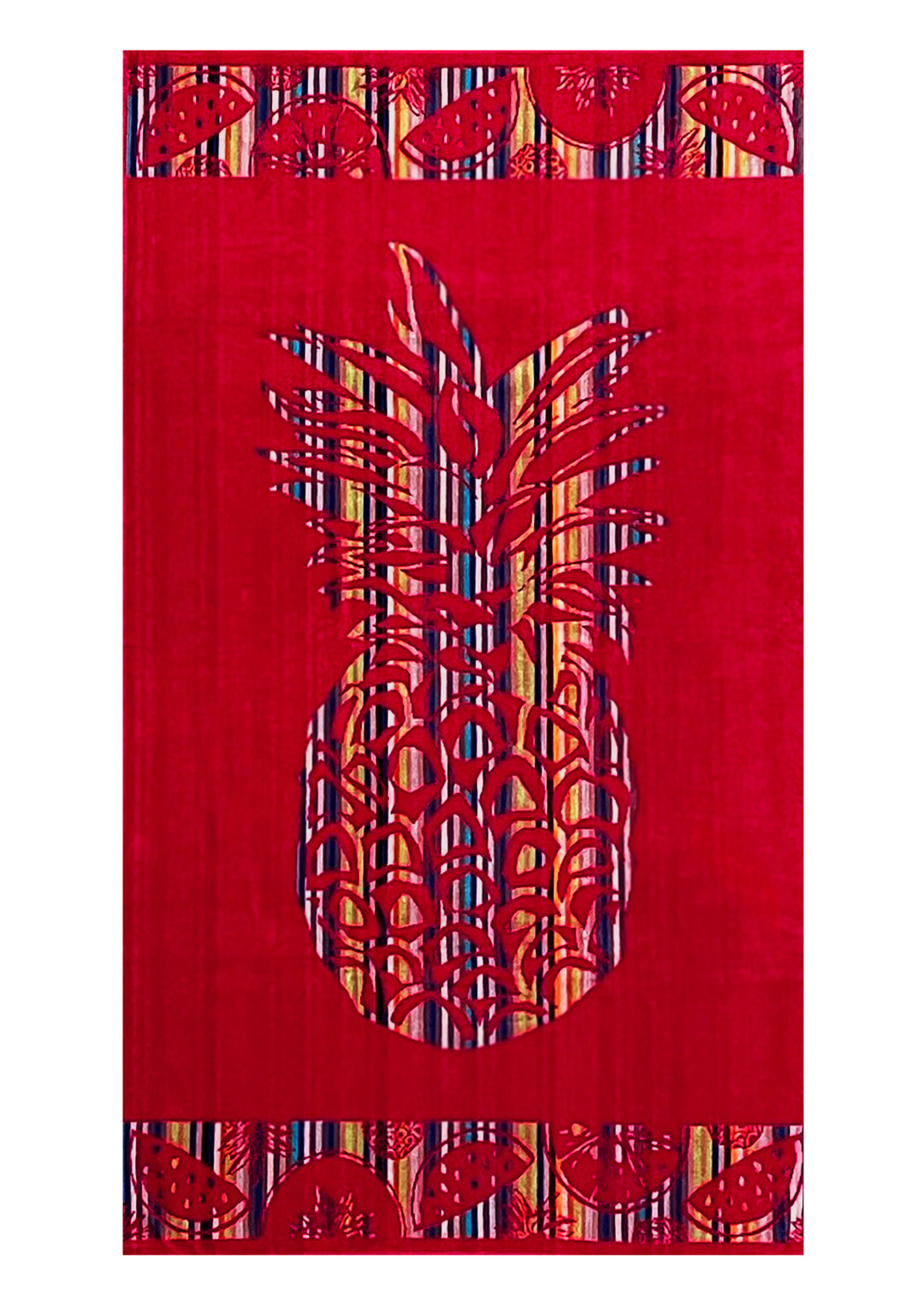 Strandtuch "Red Pineapple"