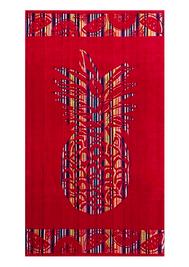 Strandtuch "Red Pineapple"
