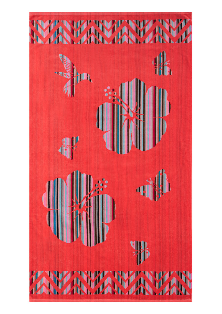 Strandtuch "Coral Flowers"