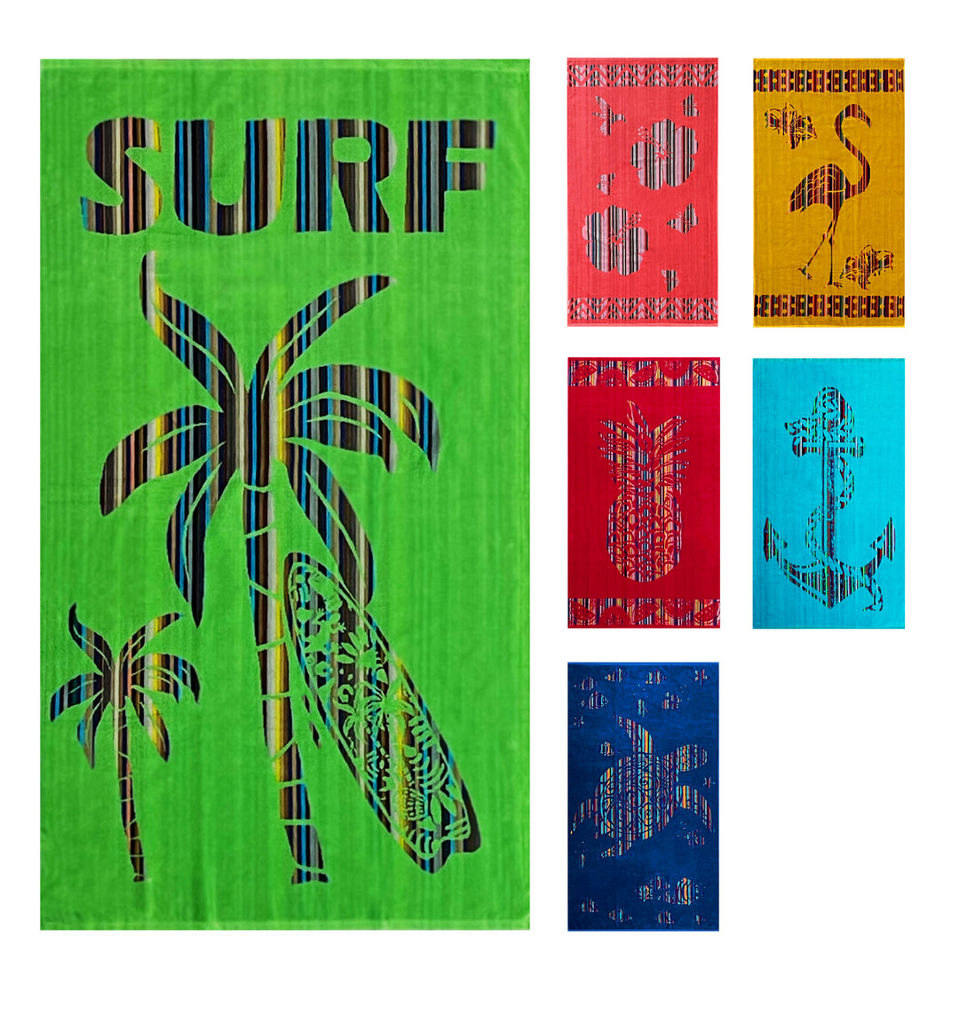 Strandtuch "Surf Palms"