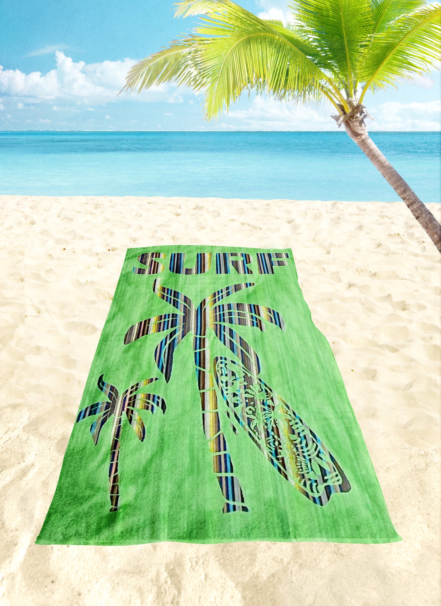 Strandtuch "Surf Palms"