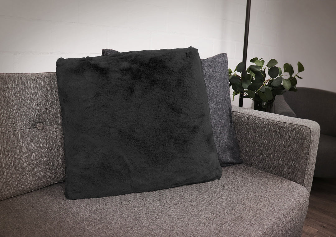 Kissenbezug DELUXE (45x45cm mit 300g Füllung) - schwarz