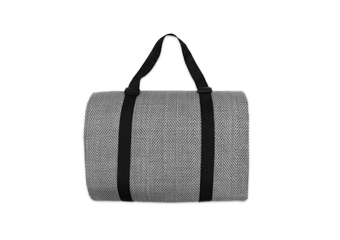 Picknickdecke / Campingdecke XXL Matte 200x200cm "Chillout - anthrazit"
