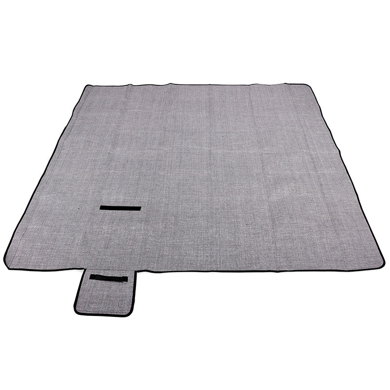 Picknickdecke / Campingdecke XXL Matte 200x200cm "Chillout - anthrazit"