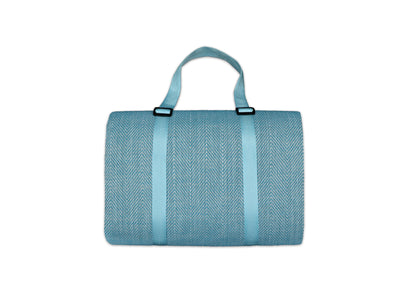 Picknickdecke / Campingdecke XXL Matte 200x200cm "Chillout - Petrol"