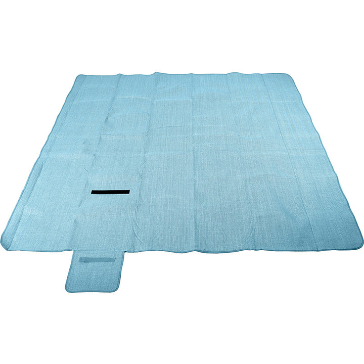 Picknickdecke / Campingdecke XXL Matte 200x200cm "Chillout - Petrol"