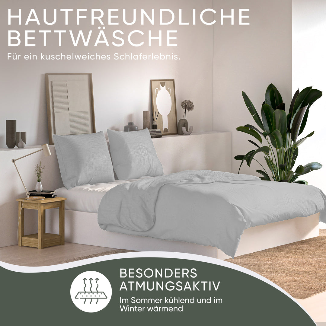 Bio-Bettwäsche Musselin