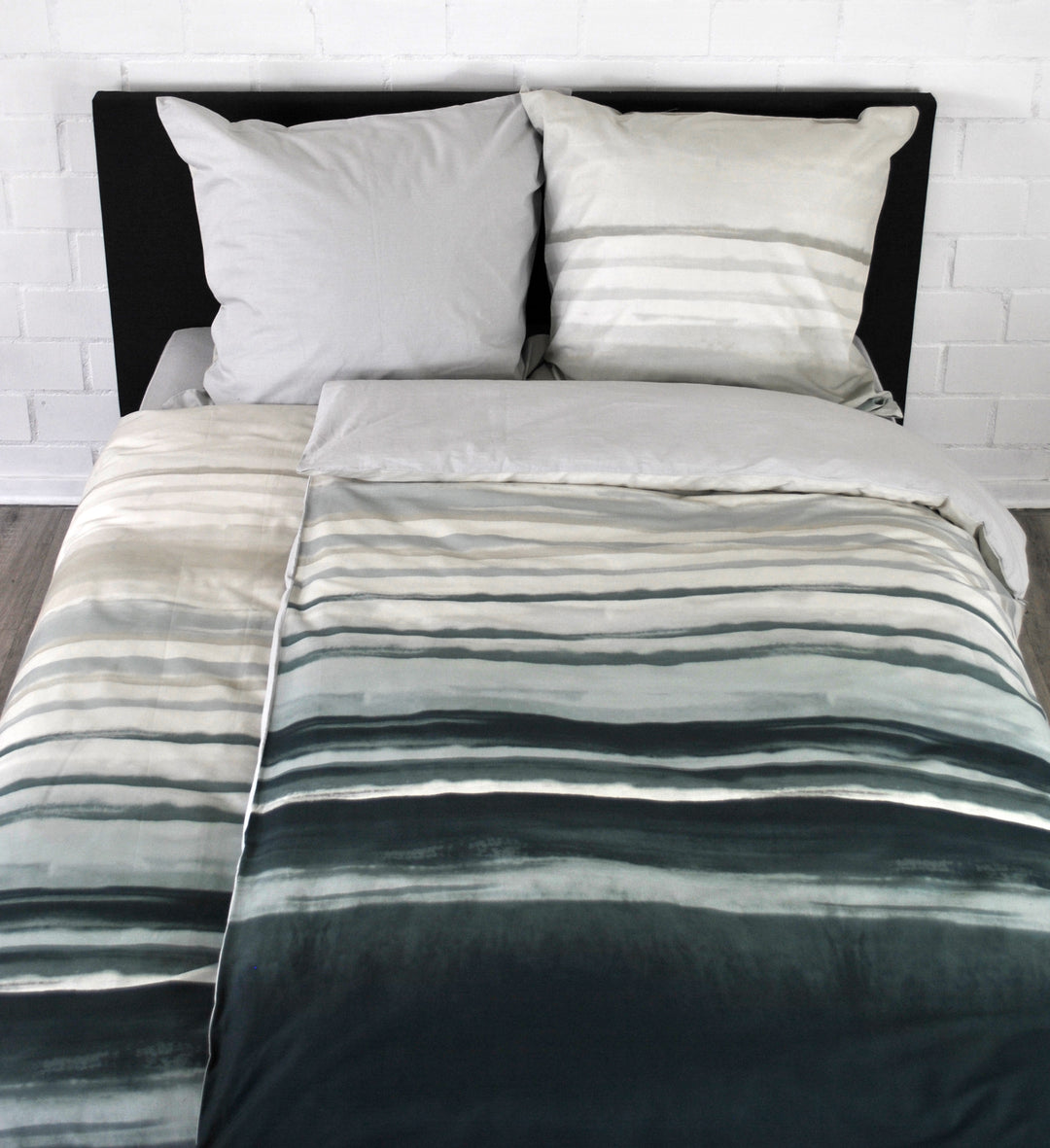 Bettwäsche Watercolor Stripes - natural