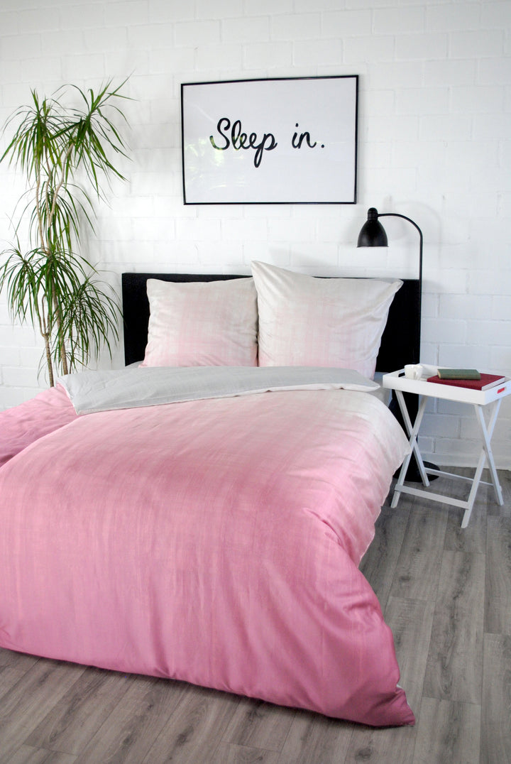 Bettwäsche Washed out - Pink