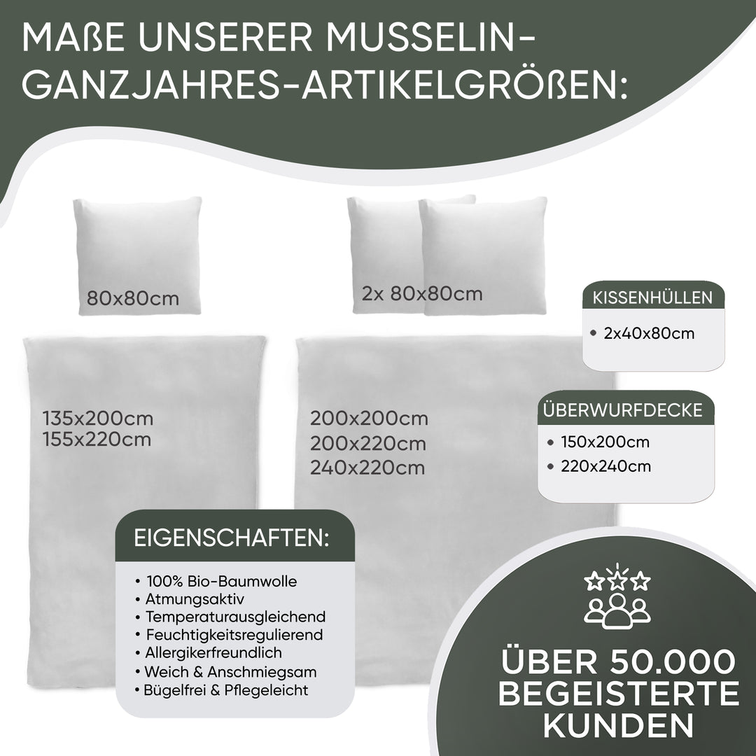 Bio-Bettwäsche Musselin