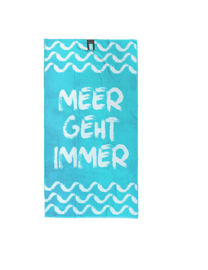 Strandtuch ""Meer geht immer""