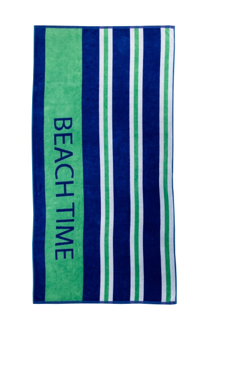 Strandtuch ""Beach Stripes green""