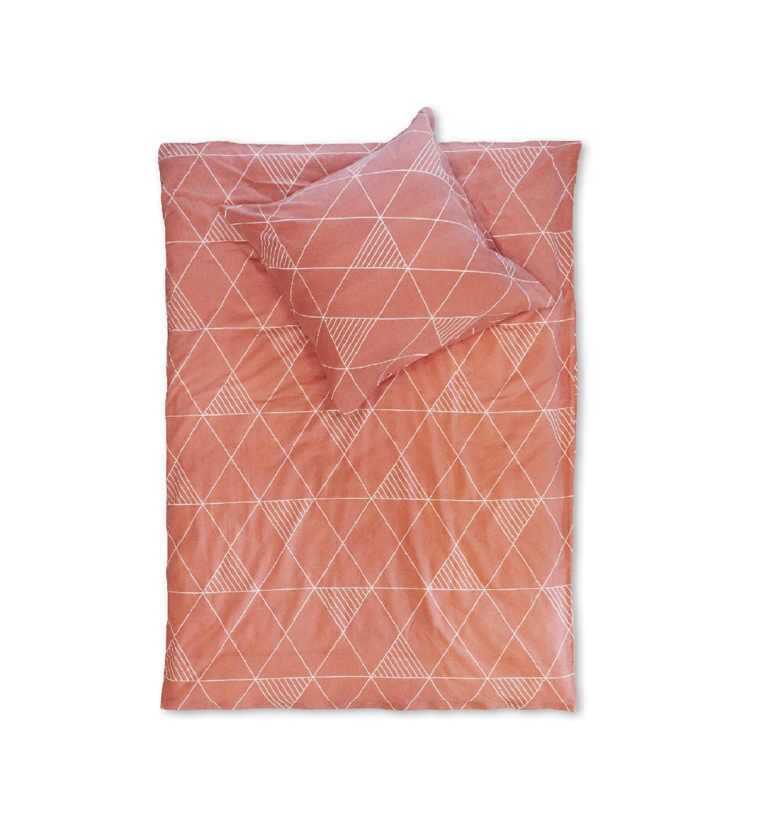 Bettwäsche Flanell - Modern Geometrics - Terrakotta