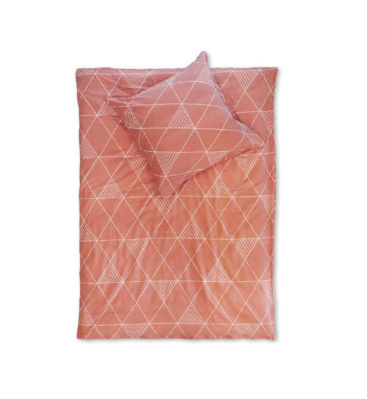 Bettwäsche Flanell - Modern Geometrics - Terrakotta