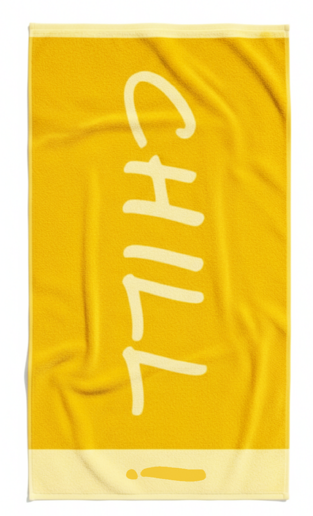 Strandtuch ""Chill Yellow""