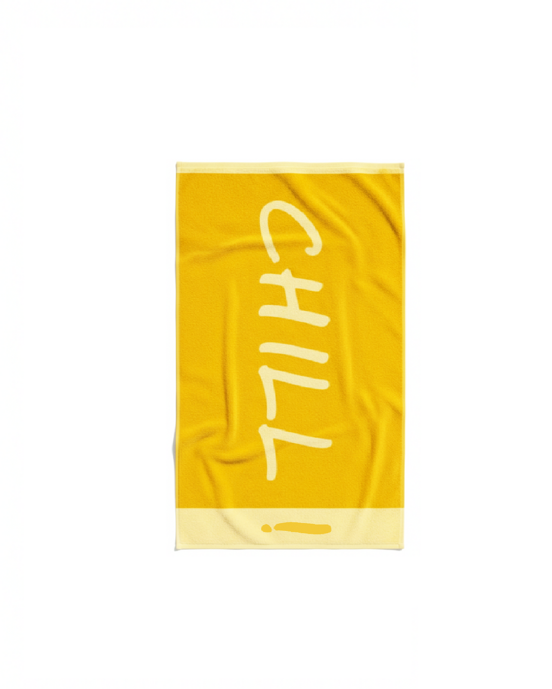 Strandtuch ""Chill Yellow""