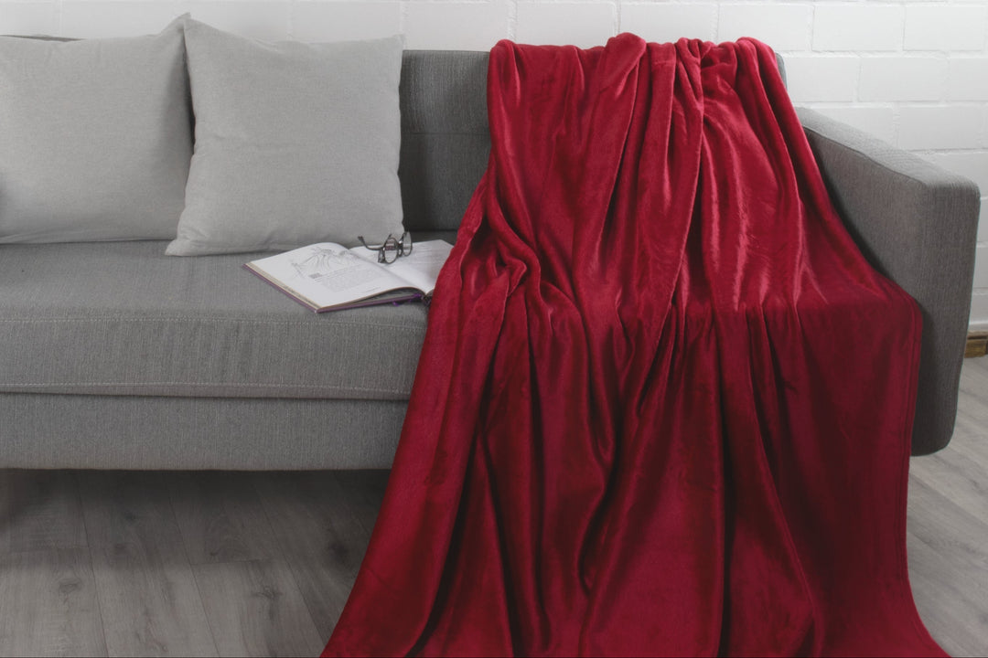 Wohndecke (STOCK) UNI red