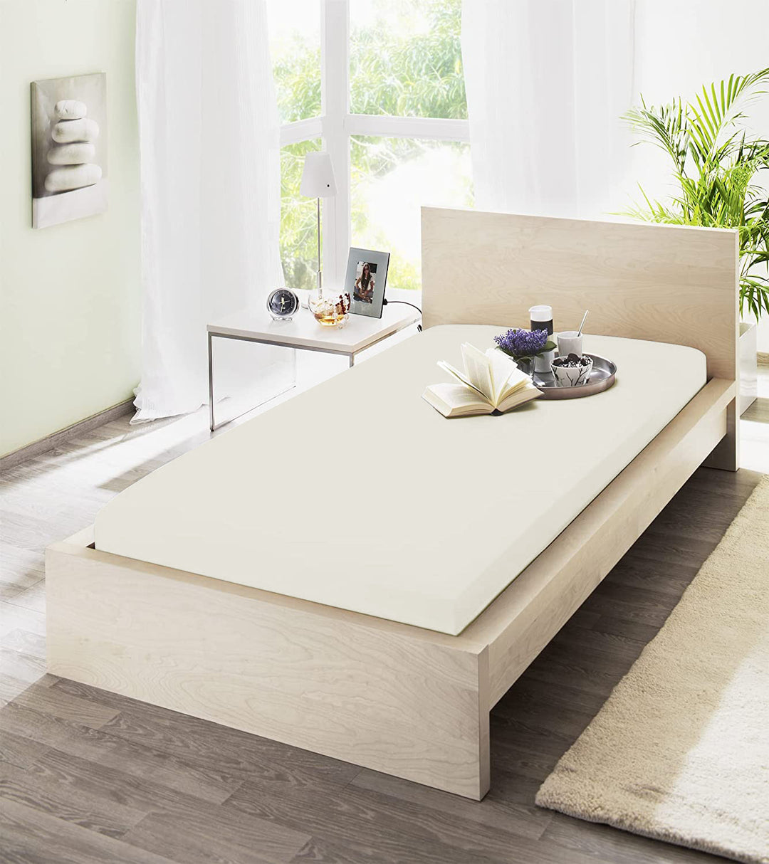 Jersey-Elasthan-Spannbetttücher