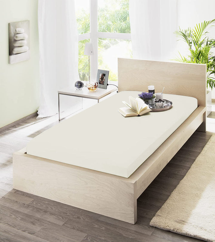 Jersey-Elasthan-Spannbetttücher