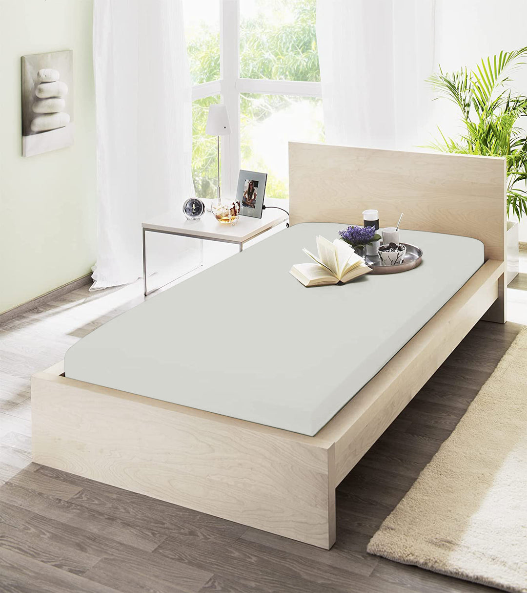 Jersey-Elasthan-Spannbetttücher