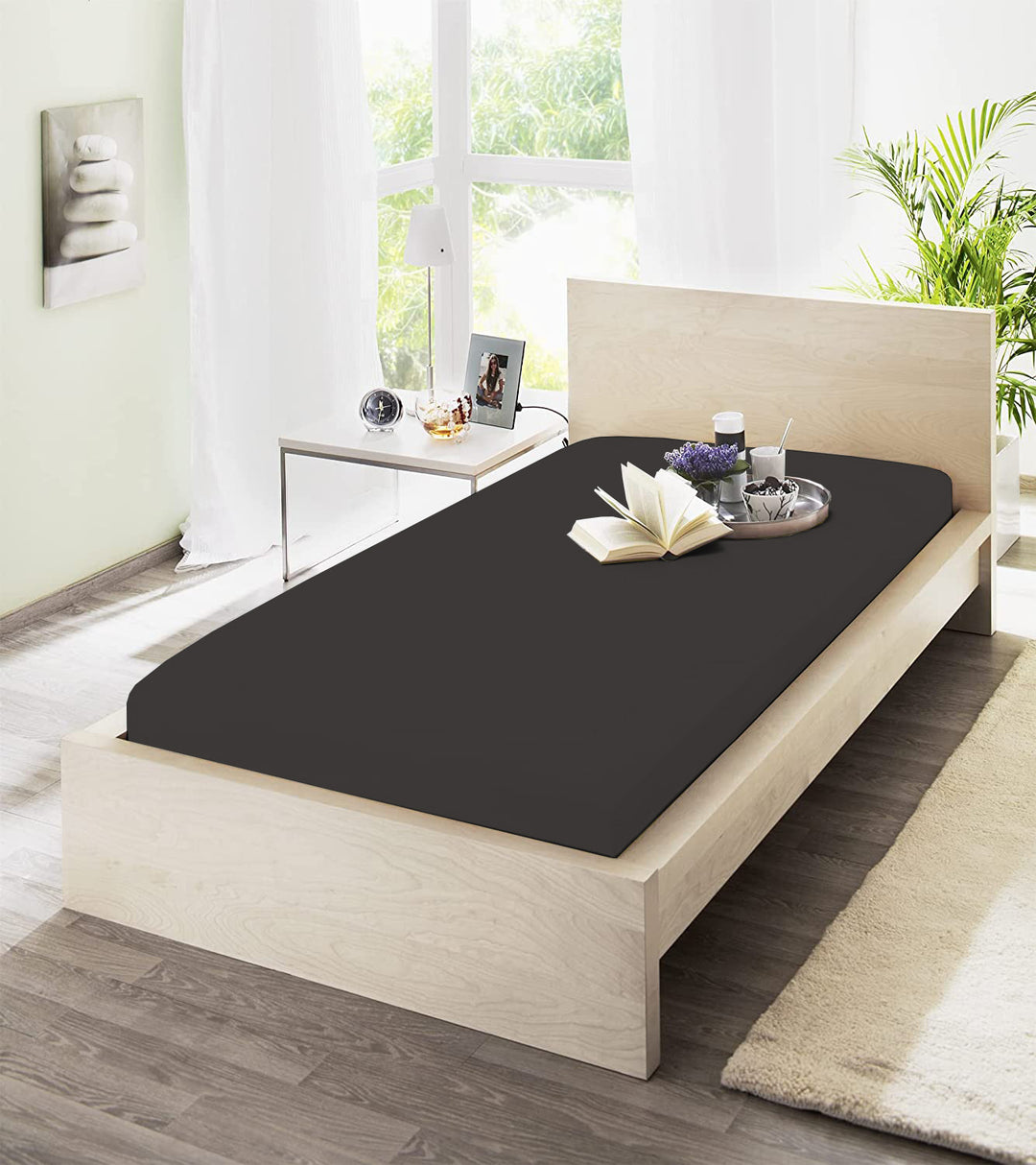 Jersey-Elasthan-Spannbetttücher