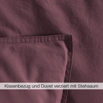 Lissabon Bettwäsche 100% Bio-Baumwolle verschiedene Farben und Größen