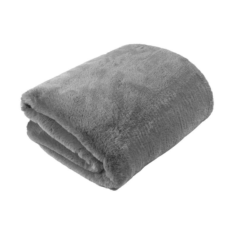 Wohn- Kuscheldecke Felloptik DELUXE