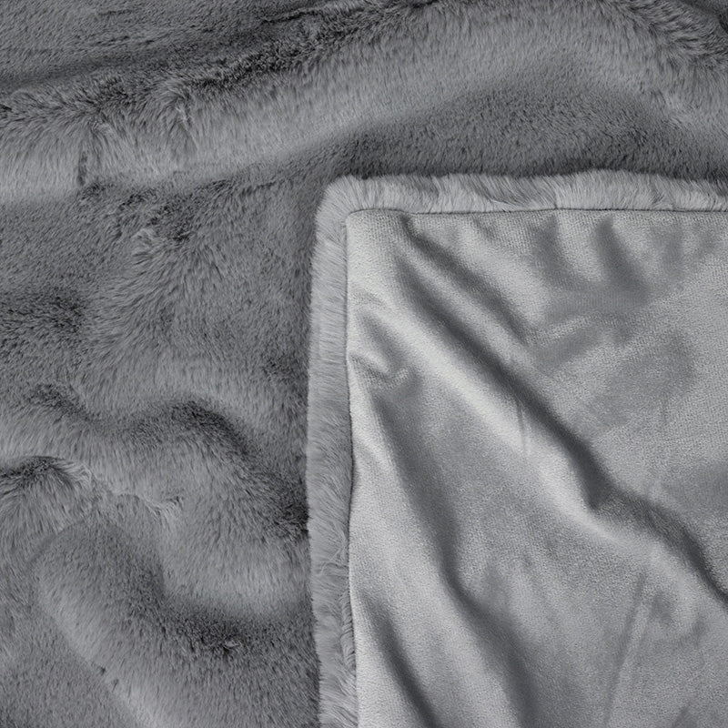 Wohn- Kuscheldecke Felloptik DELUXE