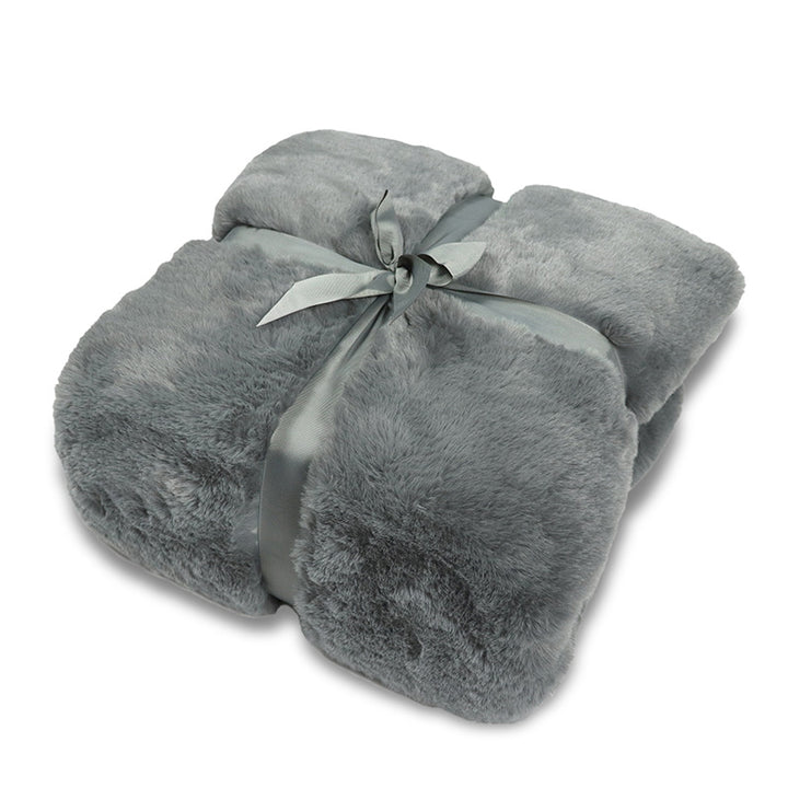 Wohn- Kuscheldecke Felloptik DELUXE