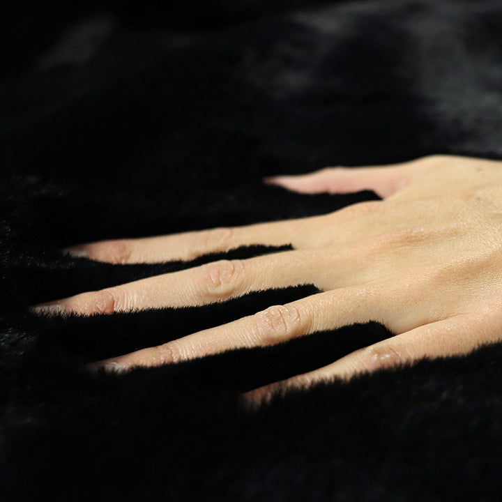 Wohn- Kuscheldecke Felloptik DELUXE