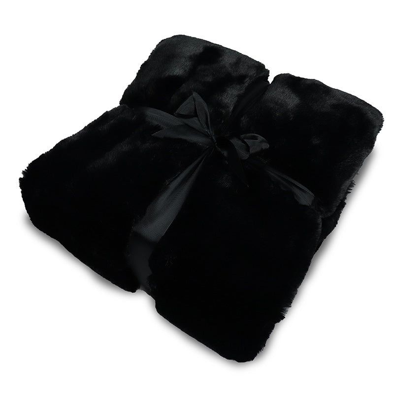 Wohn- Kuscheldecke Felloptik DELUXE