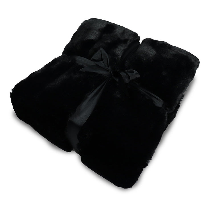 Wohn- Kuscheldecke Felloptik DELUXE