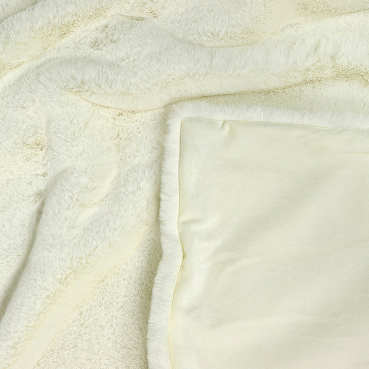 Wohn- Kuscheldecke Felloptik DELUXE