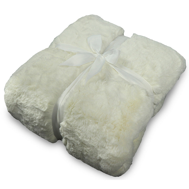 Wohn- Kuscheldecke Felloptik DELUXE