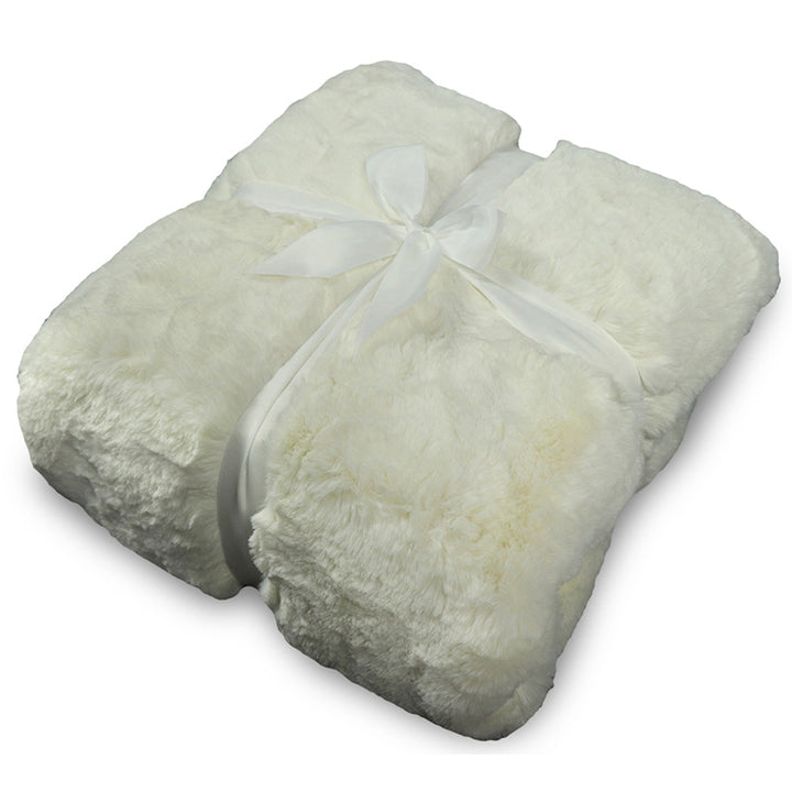 Wohn- Kuscheldecke Felloptik DELUXE