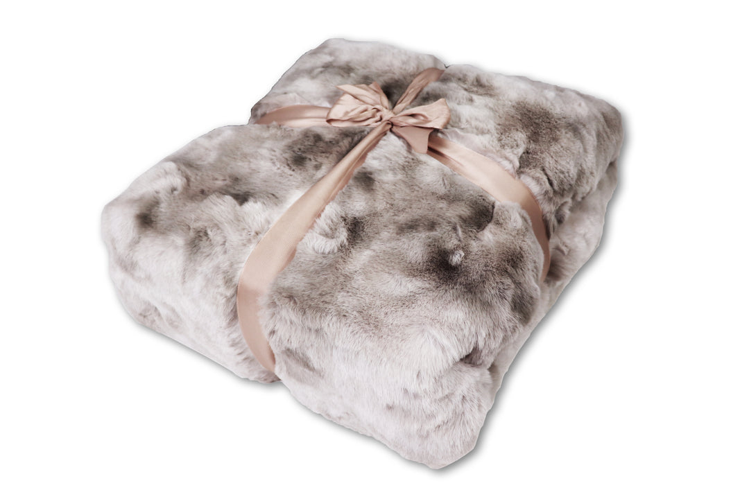 Wohn- Kuscheldecke Felloptik DELUXE