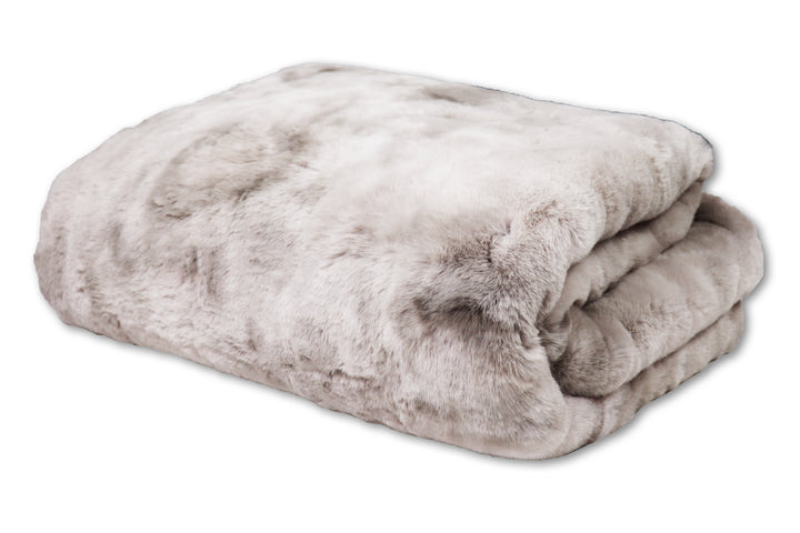 Wohn- Kuscheldecke Felloptik DELUXE