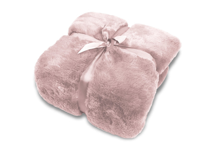 Wohn- Kuscheldecke Felloptik DELUXE