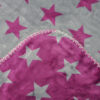 numerous stars pink grau